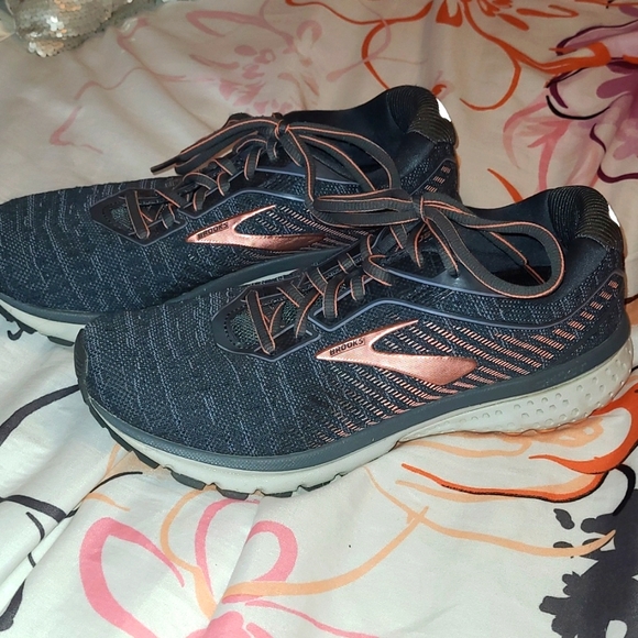 Brooks Ghost 12 Running Shoes Pink and Grayish Blue Size 7.5 - Picture 3 of 7